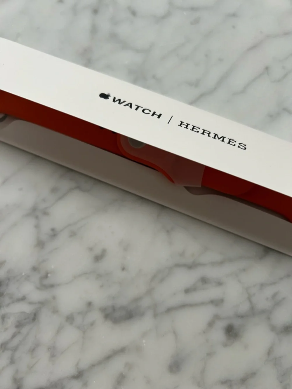 HERMES Orange Silicone Apple Sport Band - 46mm